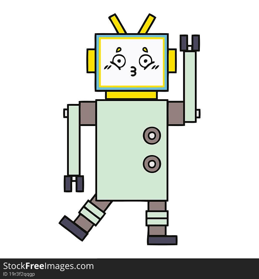 Cute Cartoon Robot