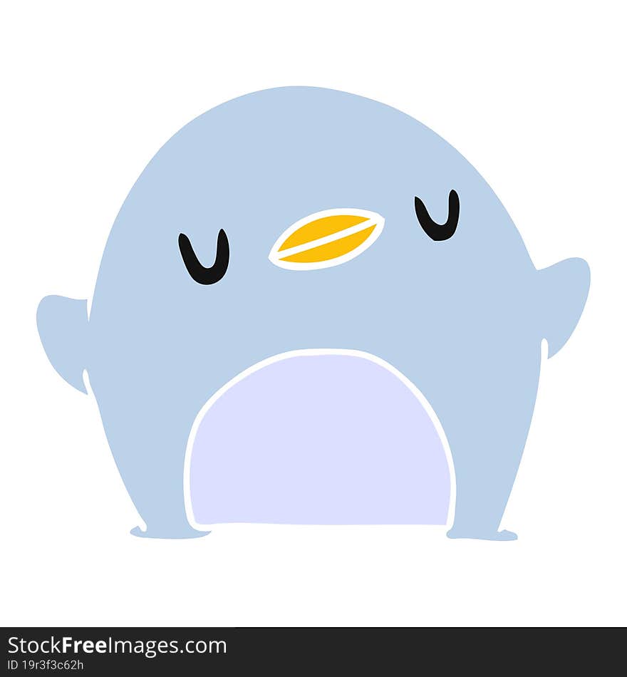 cartoon kawaii of a cute penguin