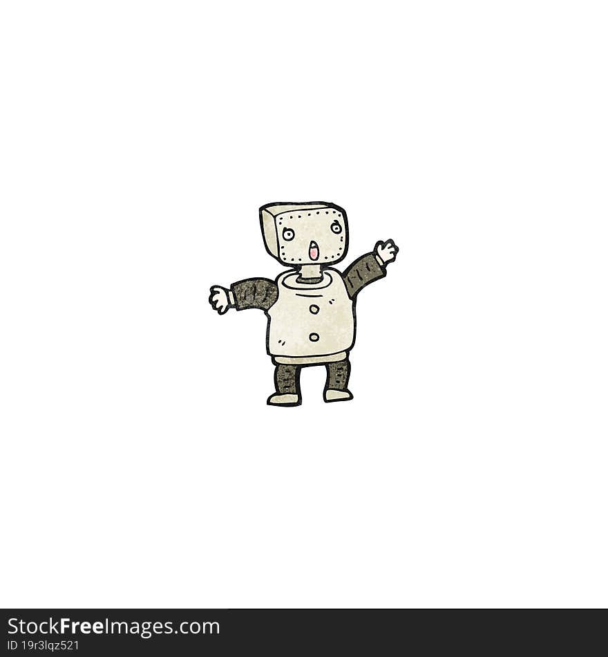 cartoon robot