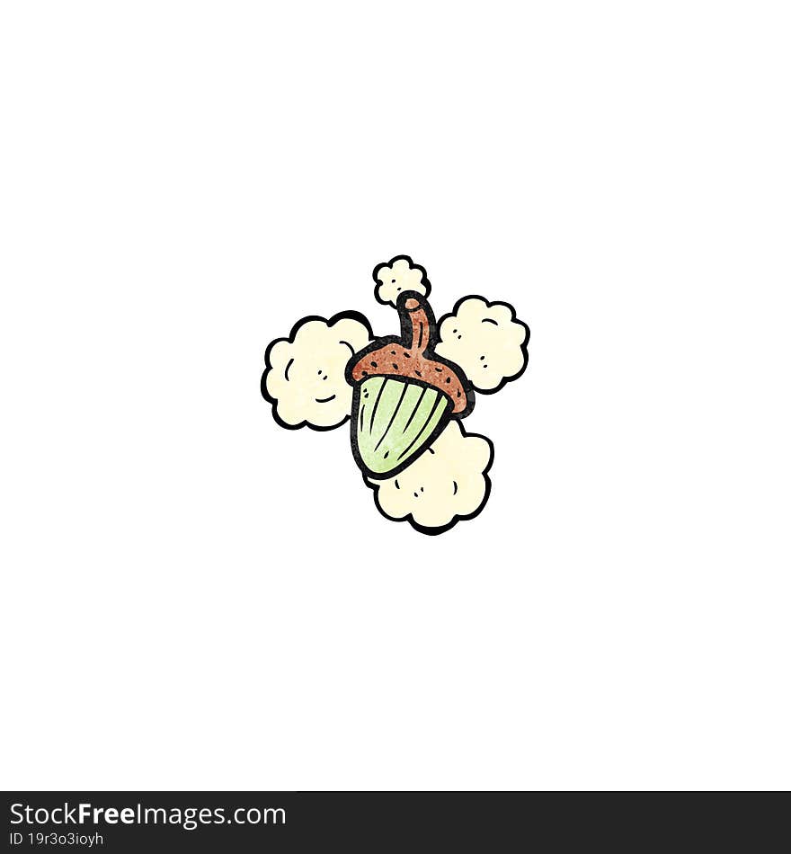 cartoon acorn