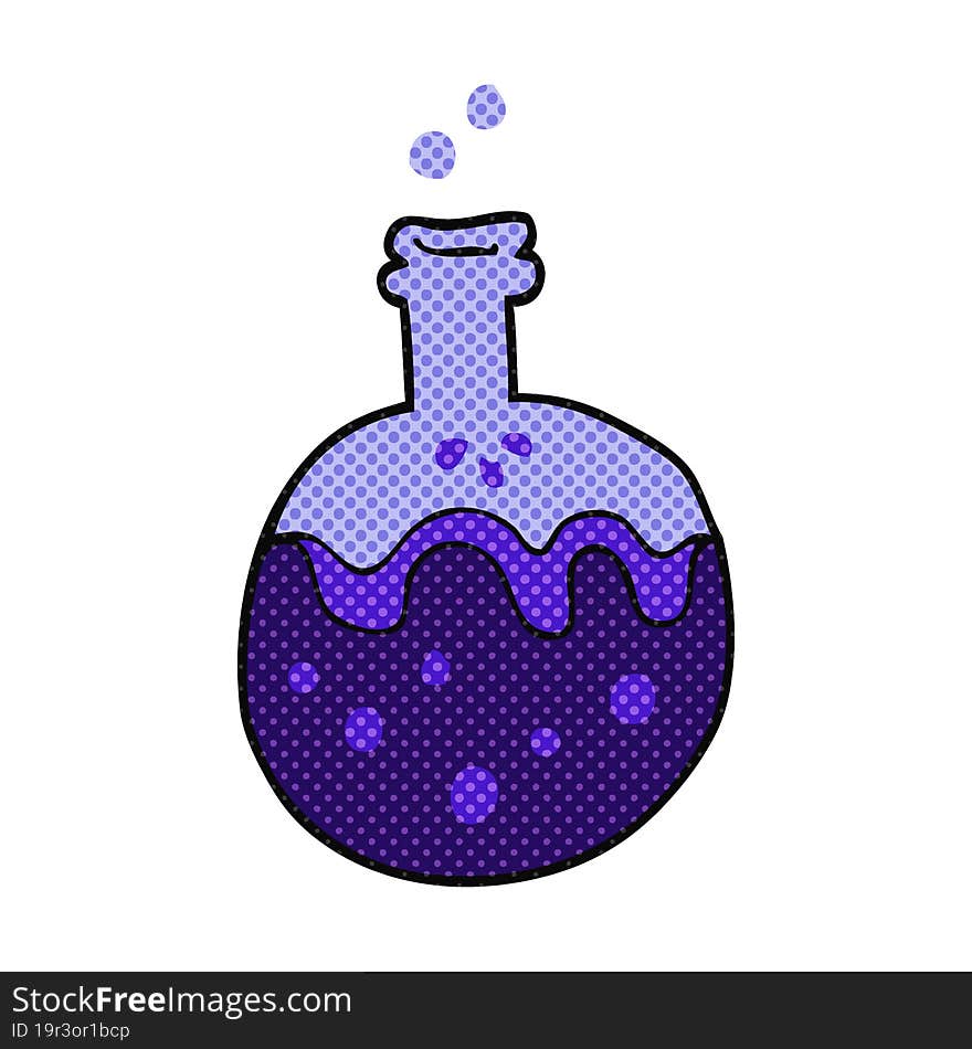 Cartoon Magic Potion