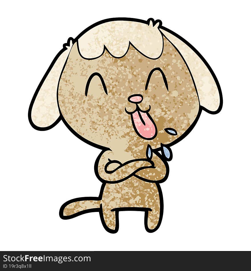 cute cartoon dog. cute cartoon dog