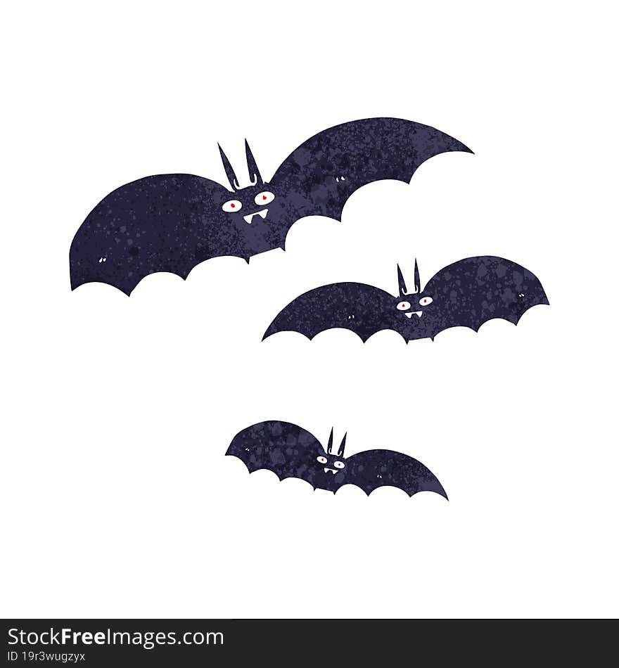 Cartoon Vampire Bats