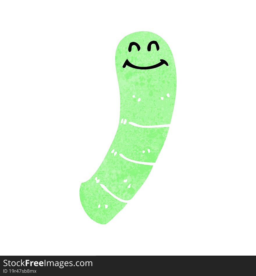 Cartoon Worm