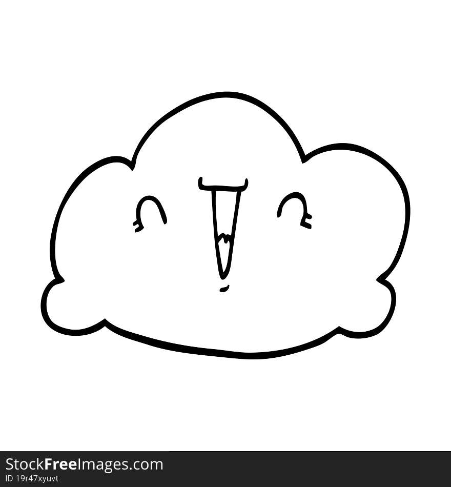 cartoon cloud