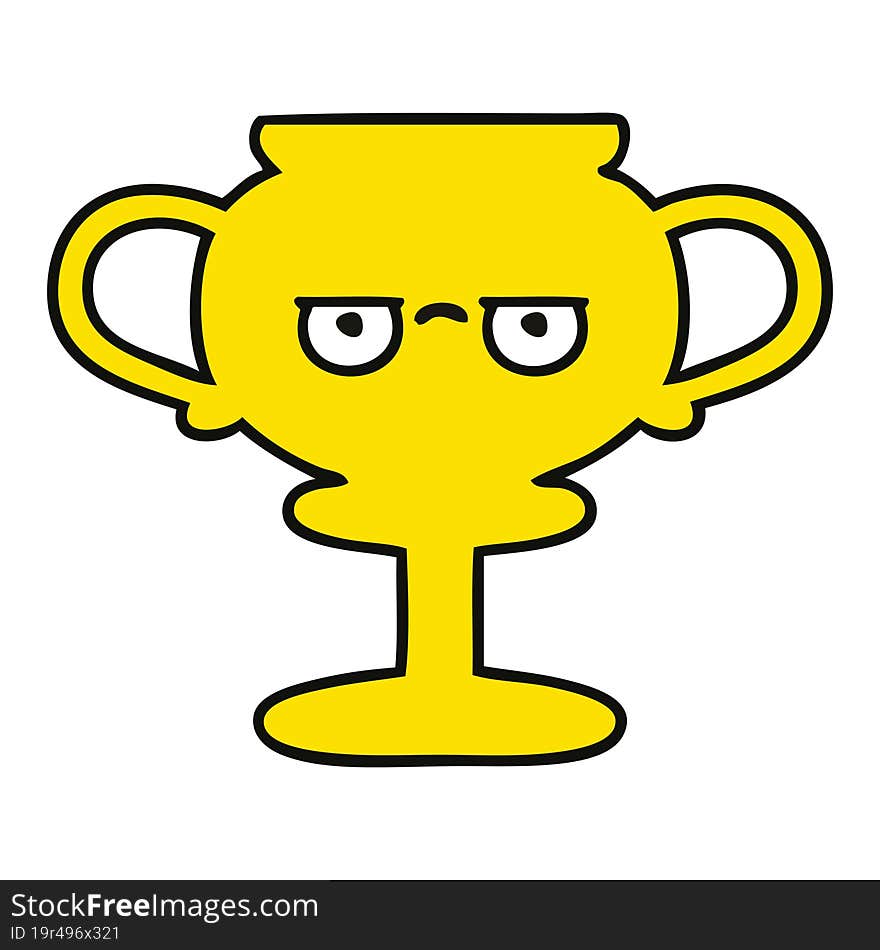 cute cartoon trophy