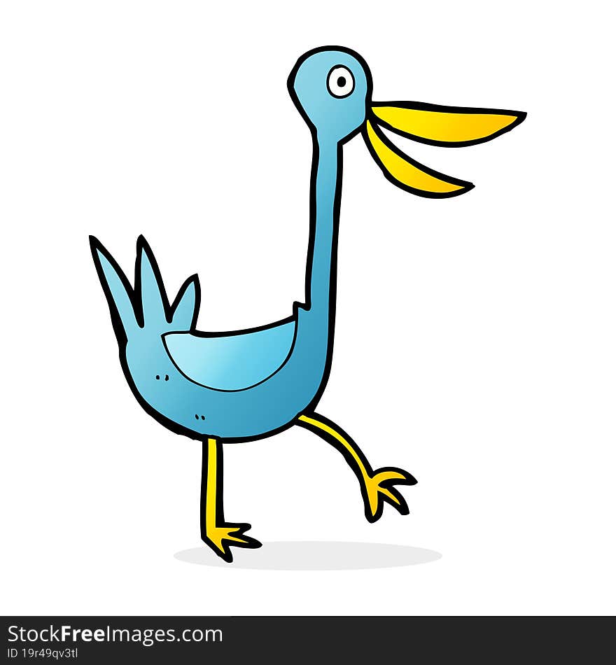 funny cartoon duck