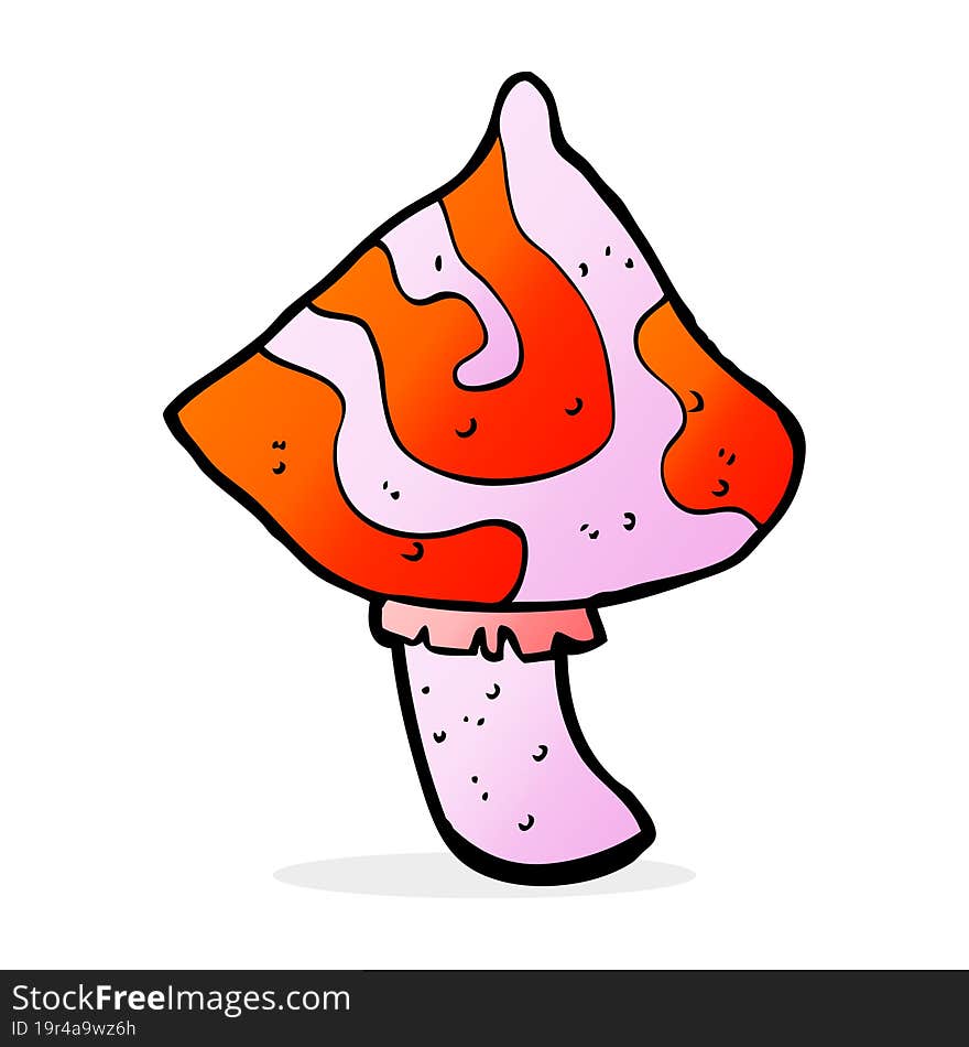 cartoon toadstool