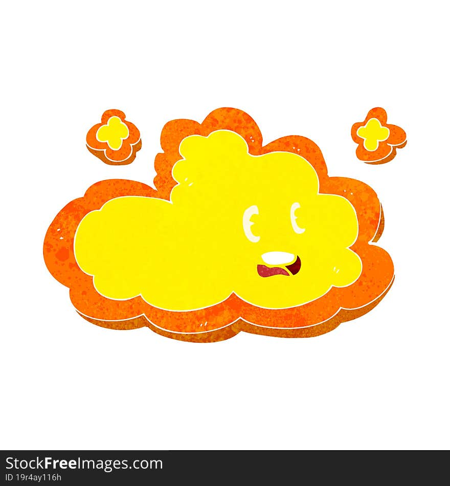 cartoon cloud