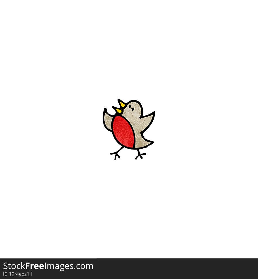 cartoon robin symbol