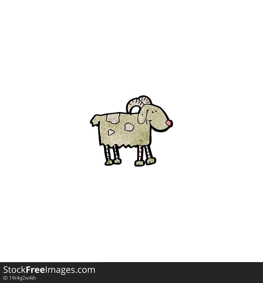 cartoon goat