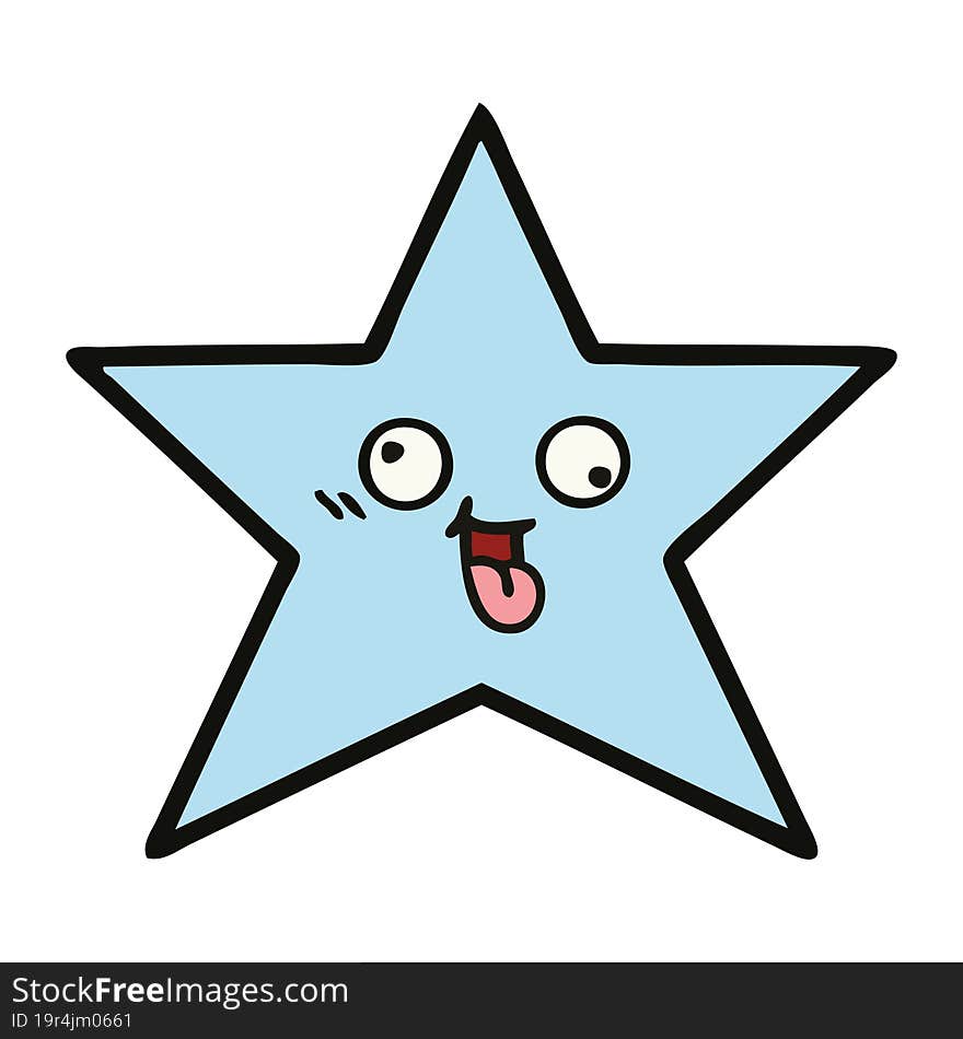 cute cartoon star fish