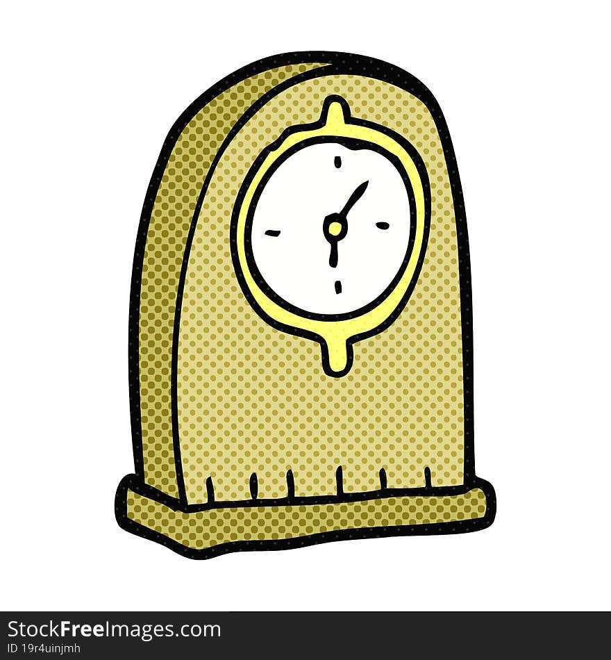 Cartoon Old Clock