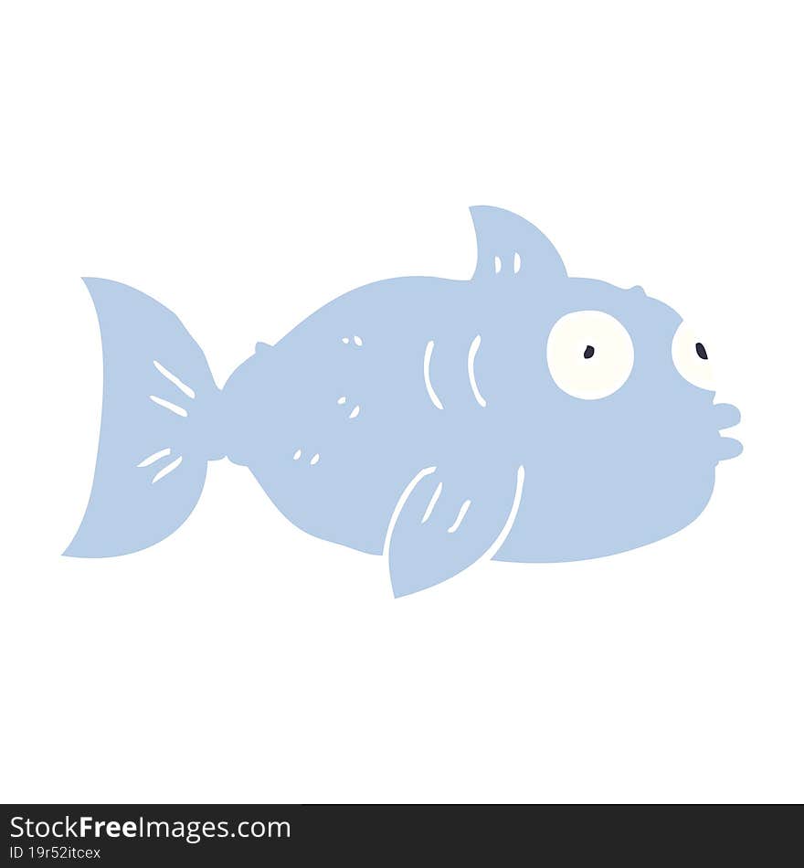 cartoon doodle fish