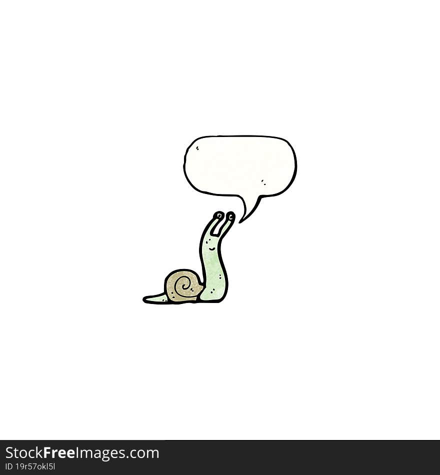 cartoon snail