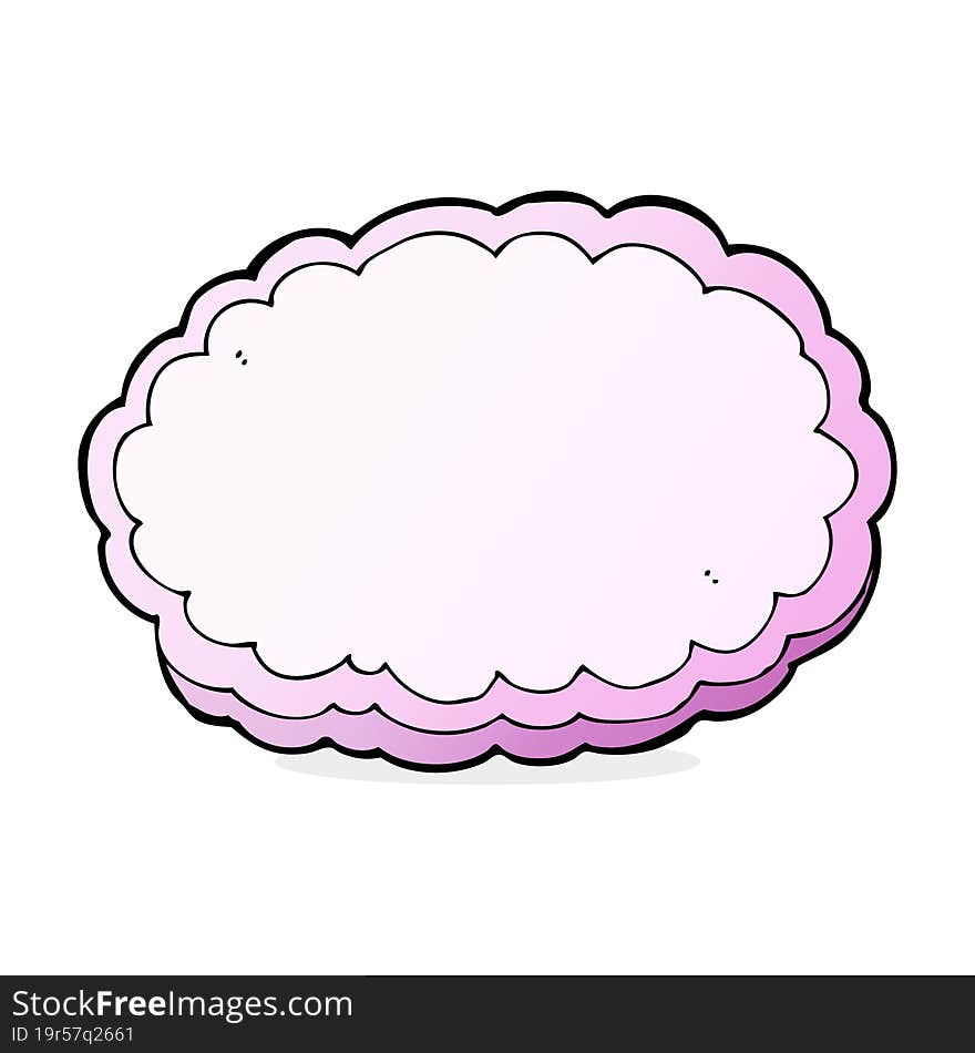 cartoon decorative cloud