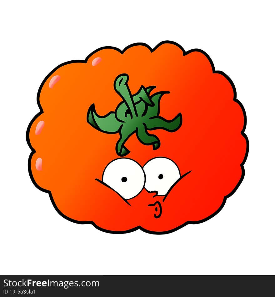 cartoon tomato. cartoon tomato