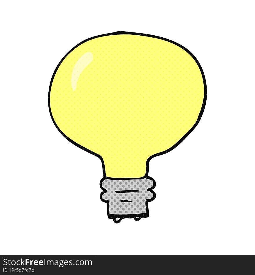 Cartoon Light Bulb