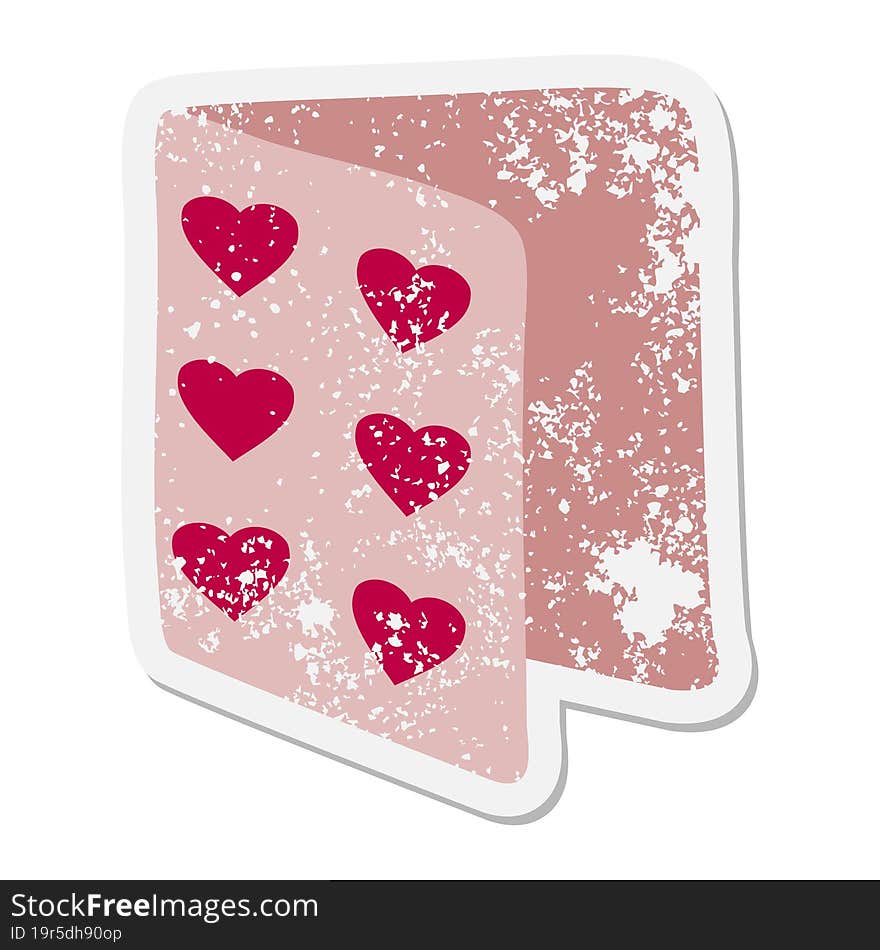 valentine card grunge sticker