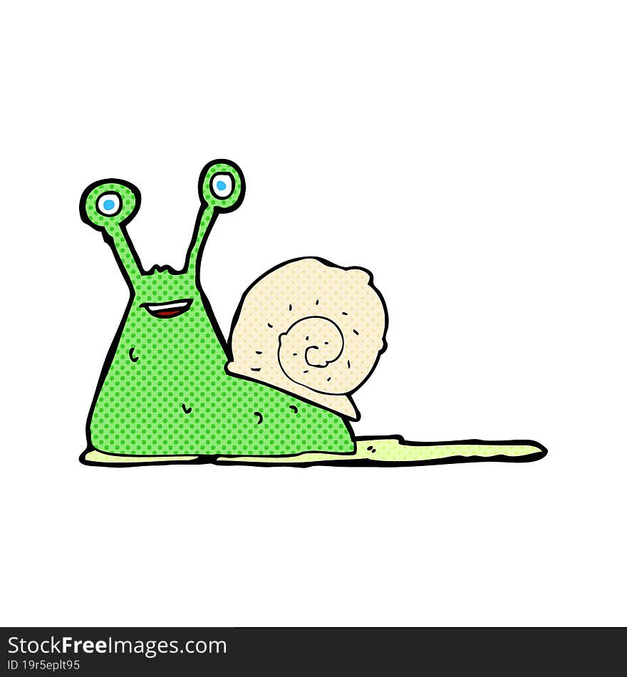 cartoon snail