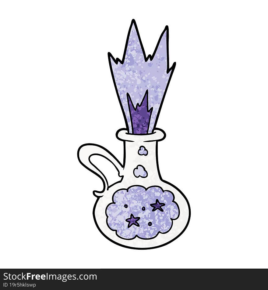 cartoon magic potion. cartoon magic potion