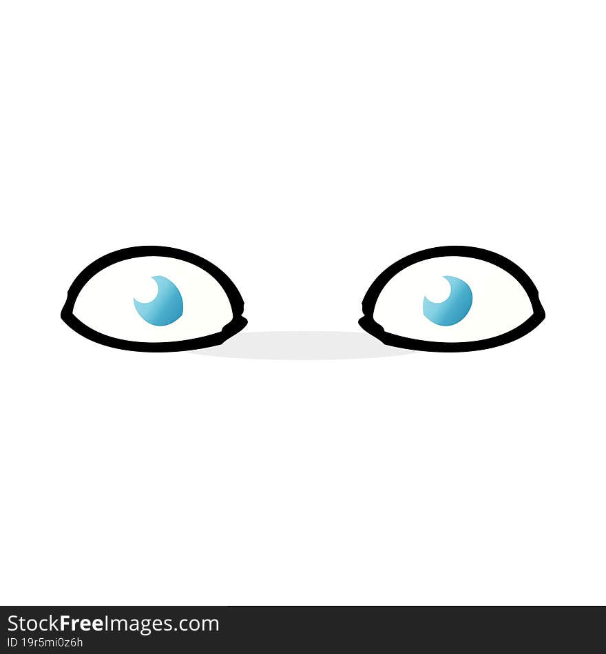 Cartoon Staring Eyes