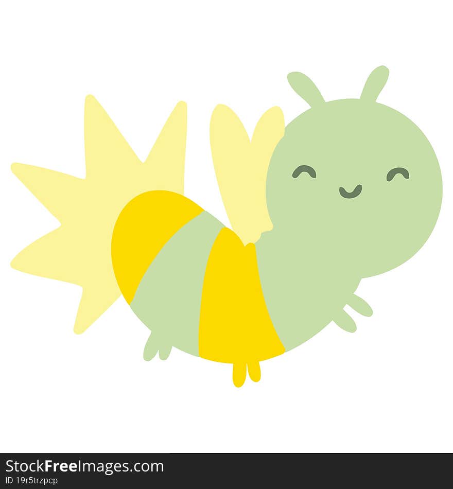 cute cartoon glow bug