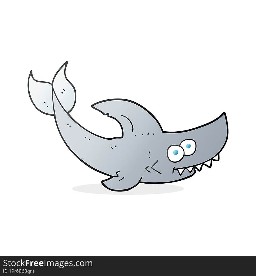 cartoon shark