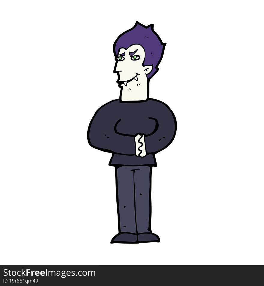 cartoon vampire