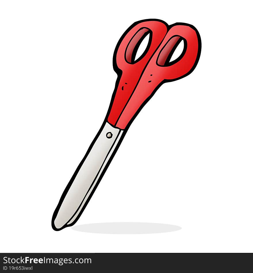 cartoon scissors