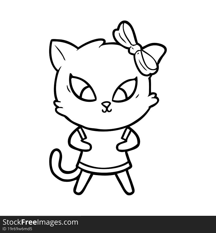 cartoon cat. cartoon cat