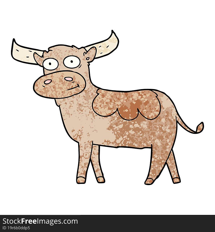 cartoon bull. cartoon bull