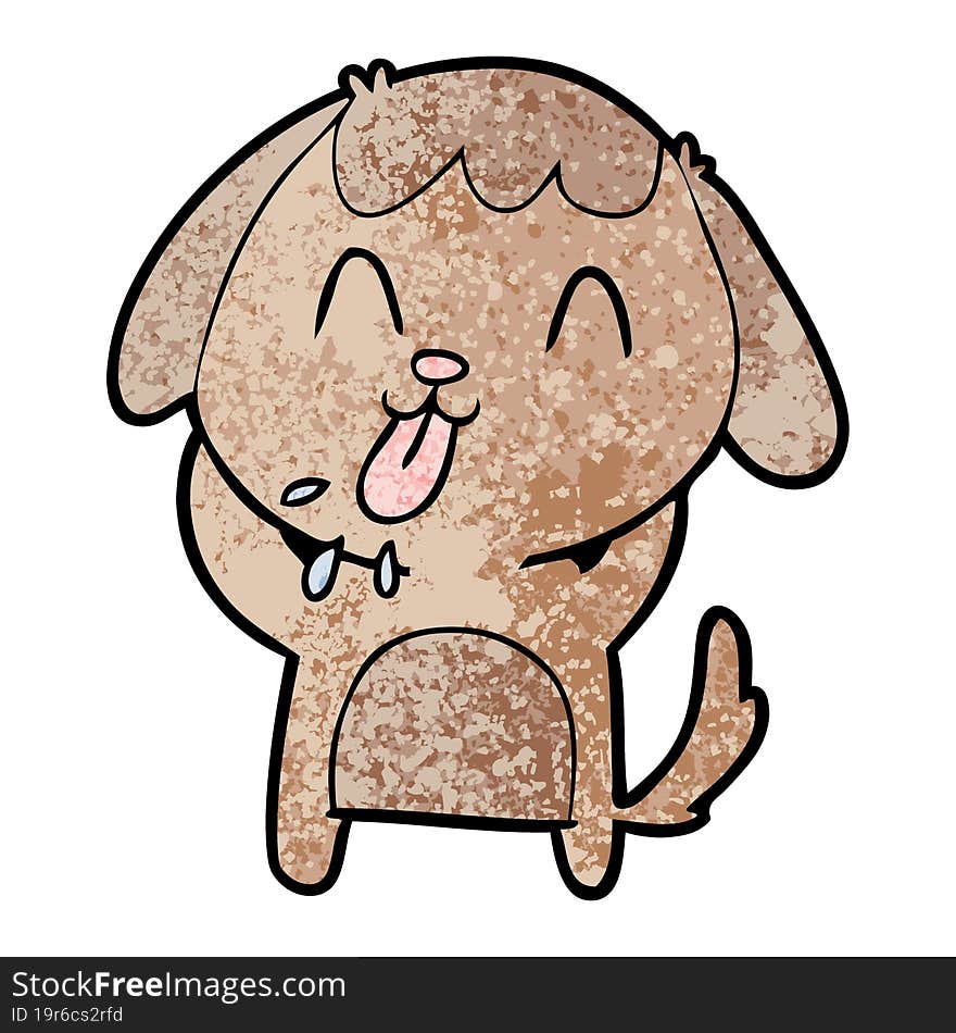 cute cartoon dog. cute cartoon dog