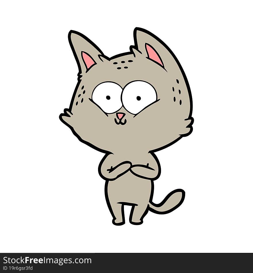 cartoon cat. cartoon cat