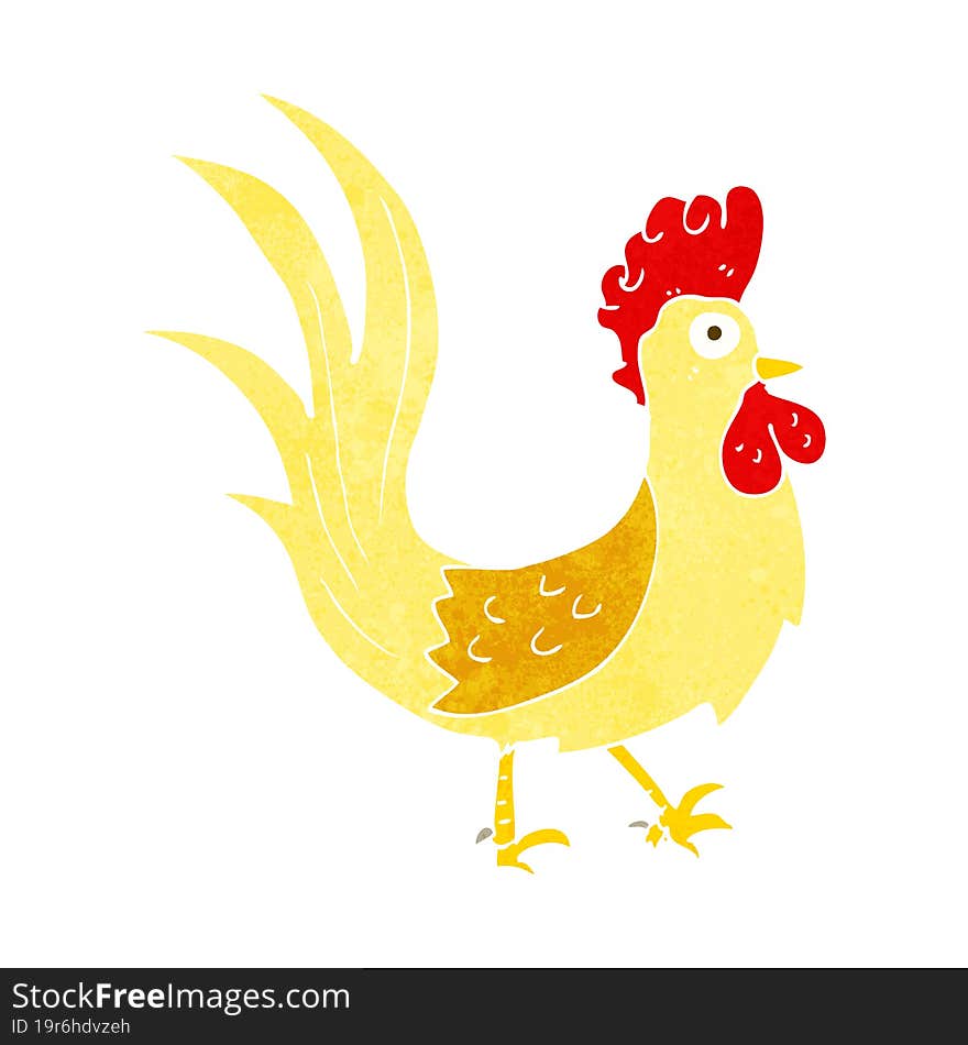 Cartoon Cockerel