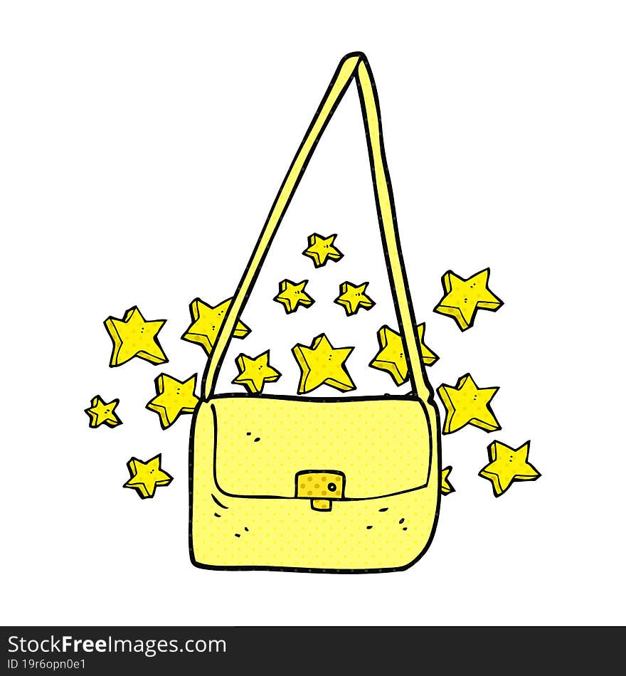 cartoon expensive handbag