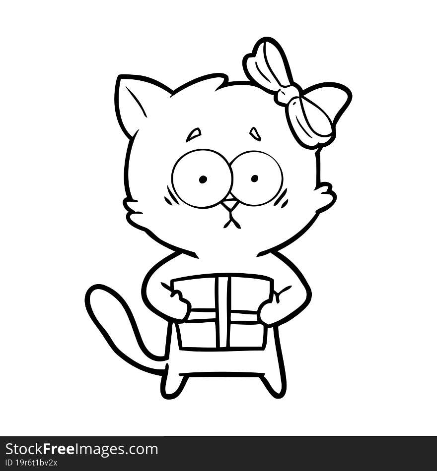 cartoon cat. cartoon cat