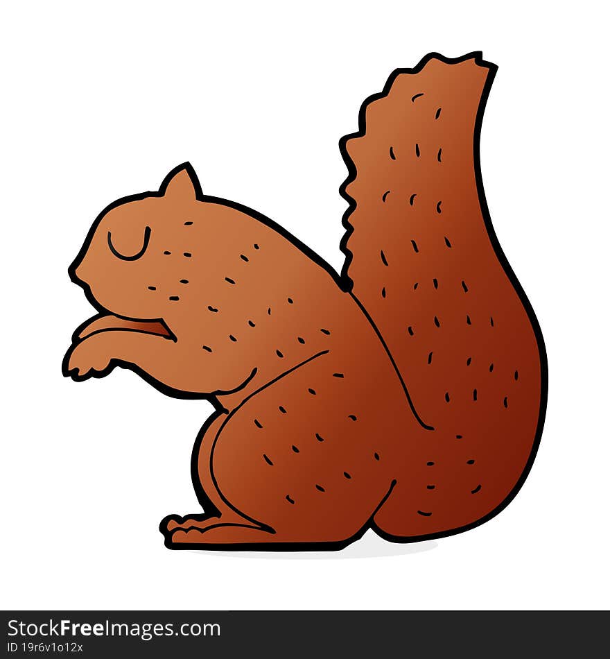 cartoon squirrel