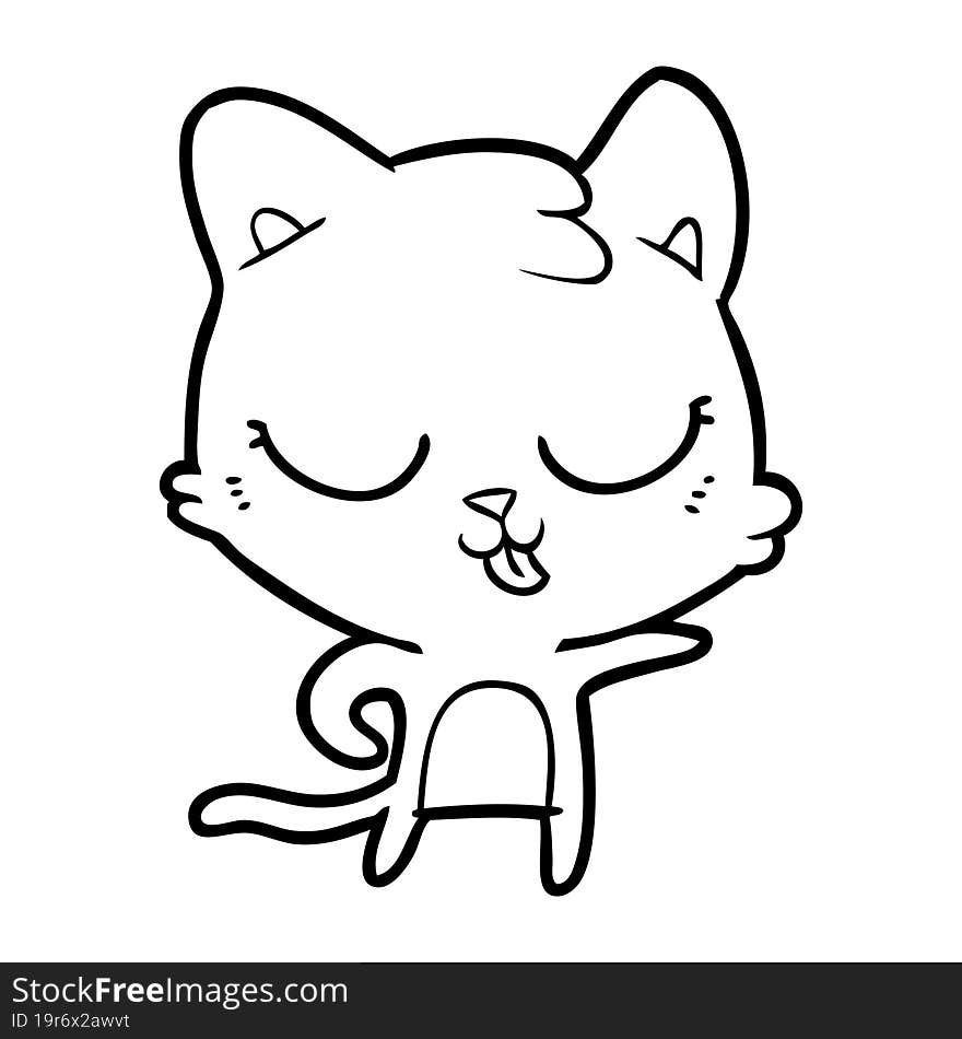 cartoon cat. cartoon cat