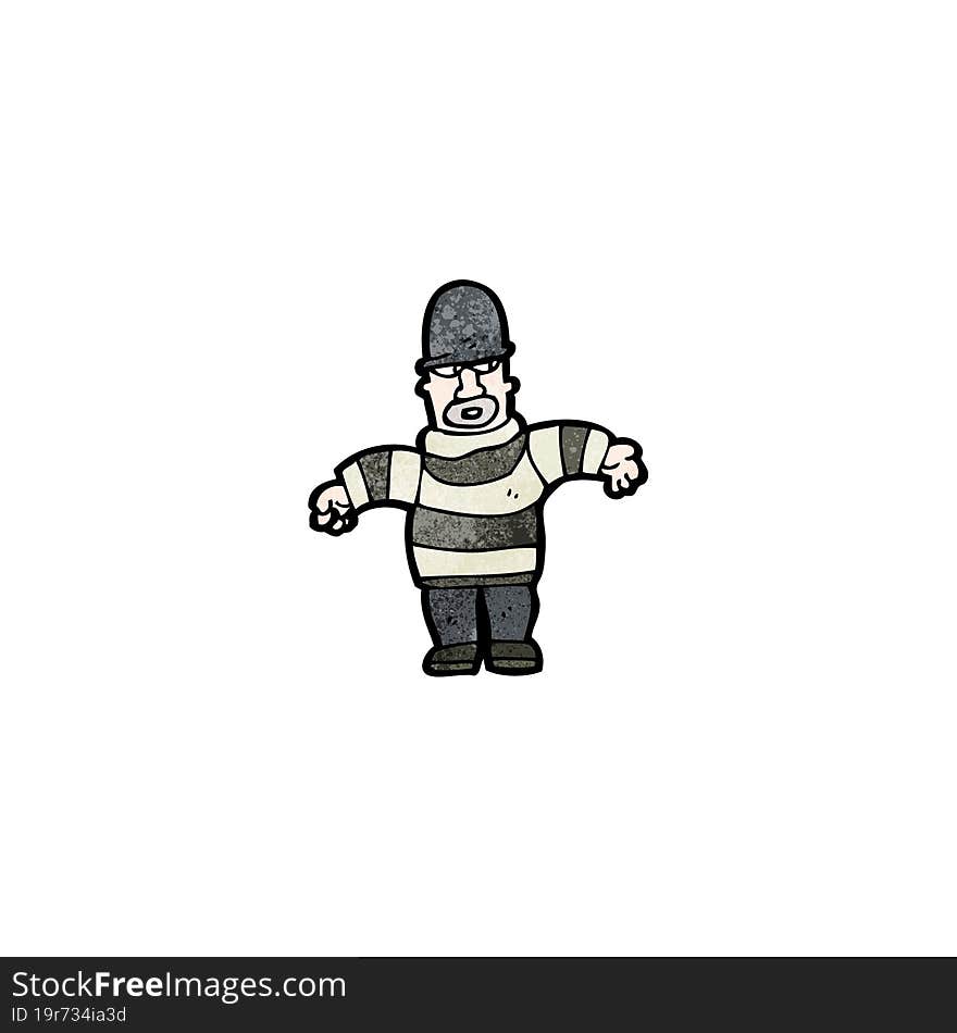 Cartoon Burglar