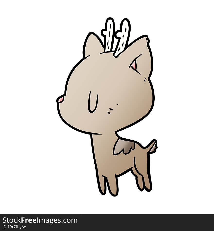 cute cartoon deer. cute cartoon deer