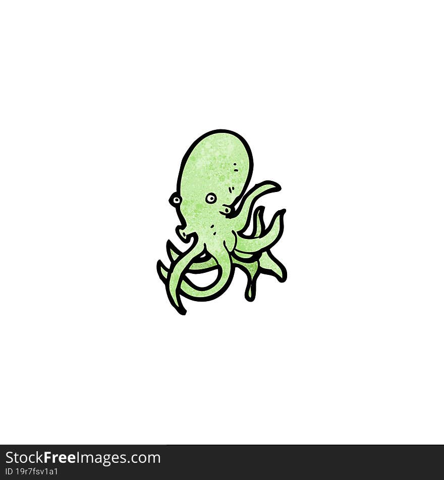 cartoon octopus