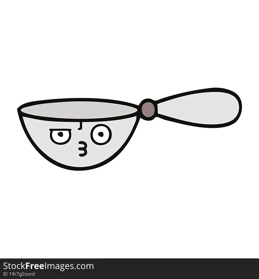 cute cartoon measuring spoon