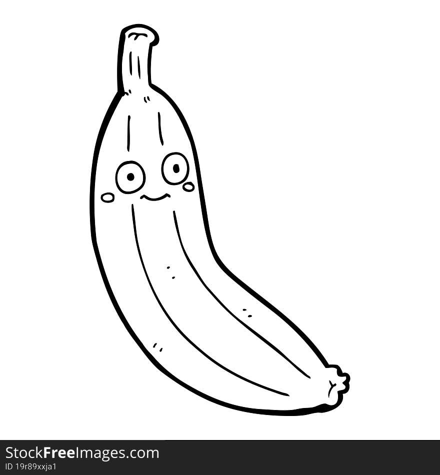 cartoon banana