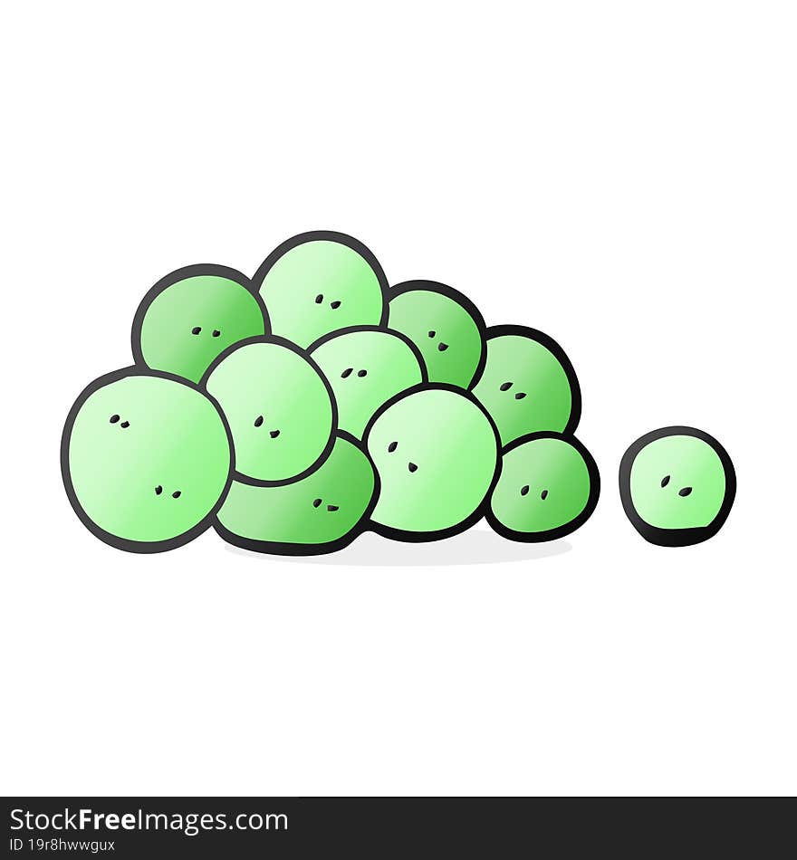 cartoon peas