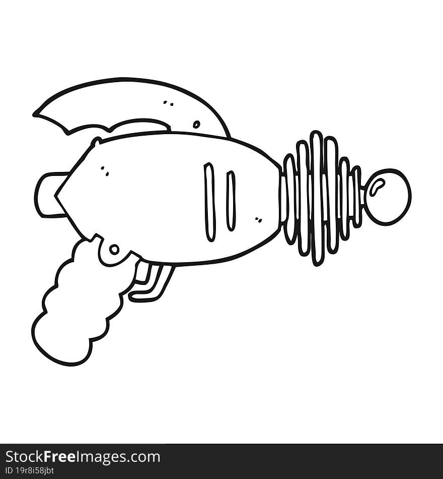 cartoon ray gun