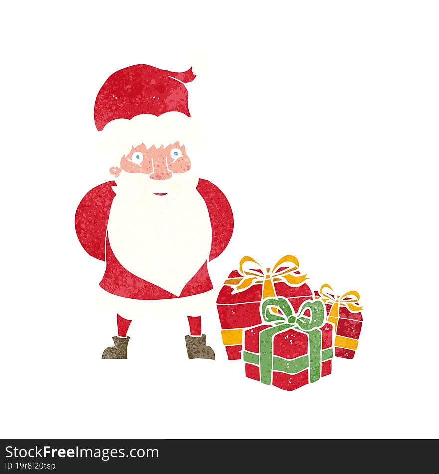 cartoon santa claus