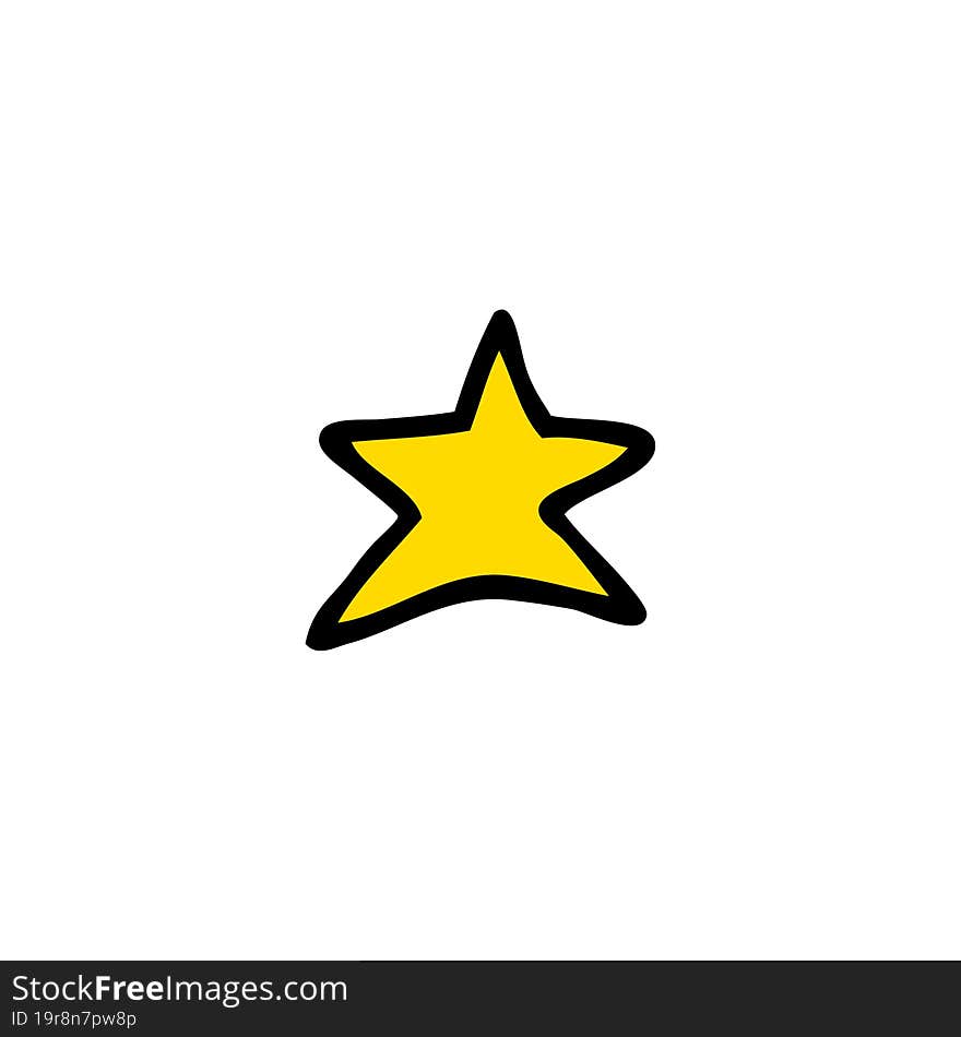 cartoon star symbol