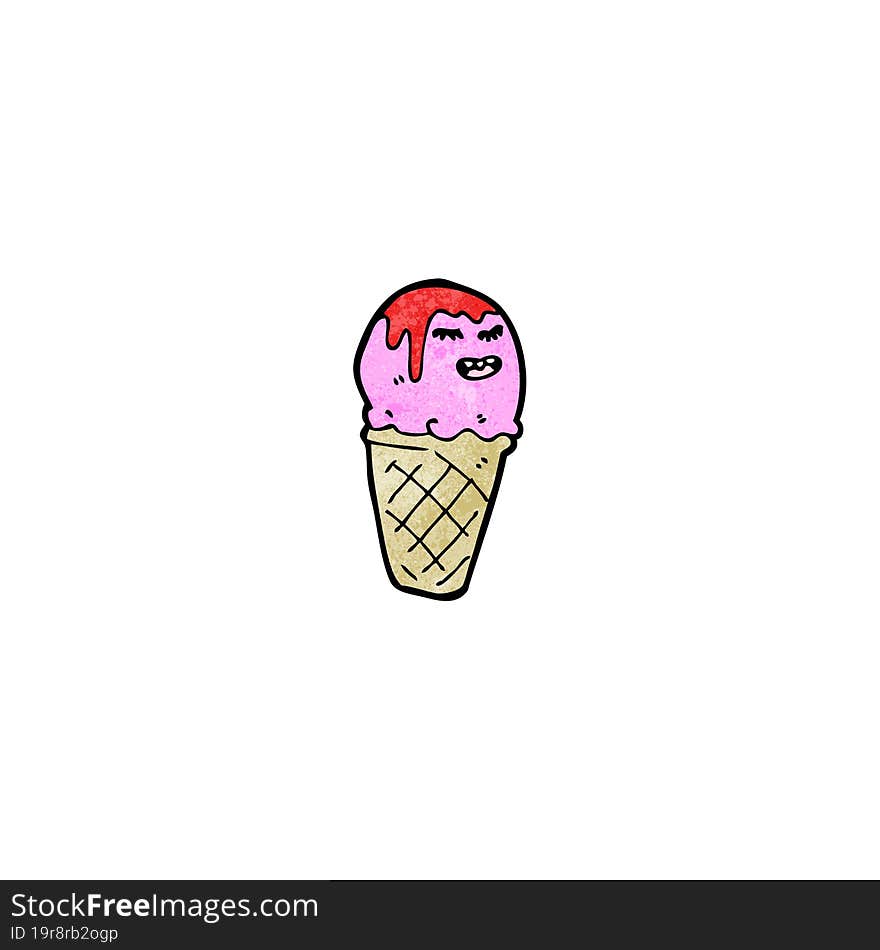 cartoon ice cream