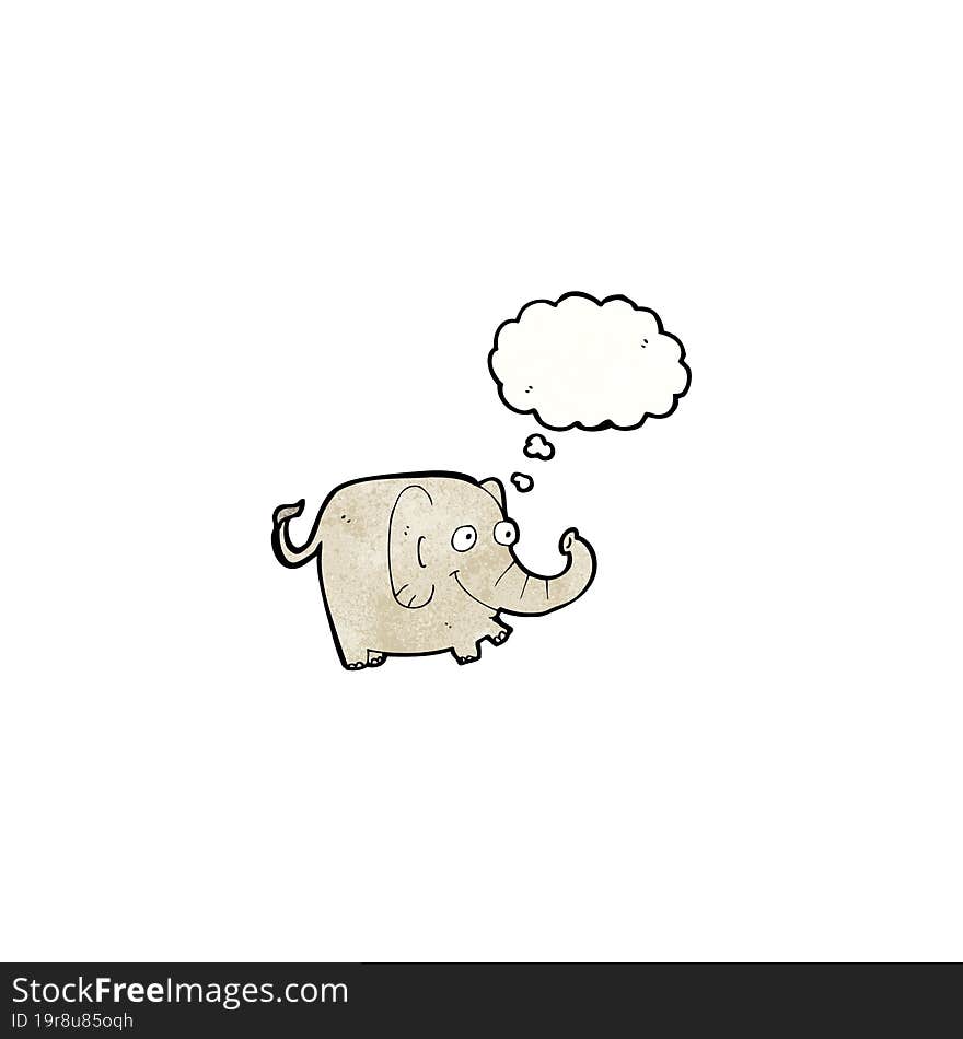 funny cartoon elephant